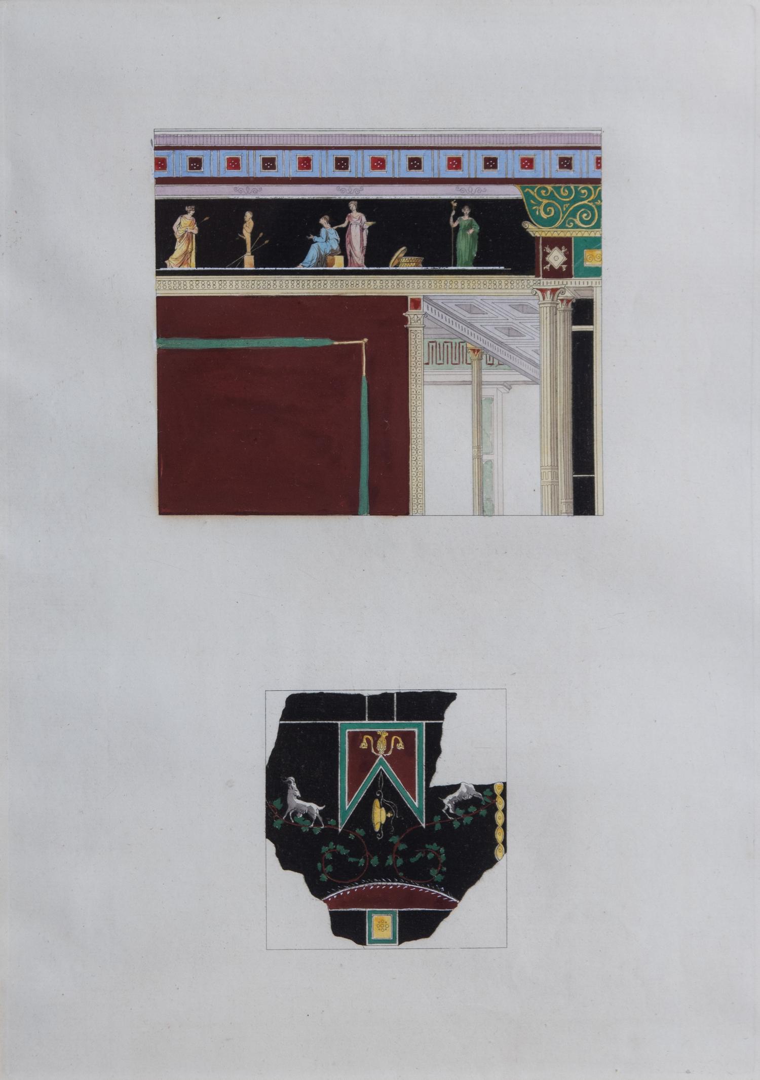 A Collection of Hand-Colored Engravings by Jules Frederic Bouchet Framed 20 3/4 x 16 3/4 inches. — (French, 1799-1860)