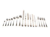 A Tiffany Silver Flatware Service — 20th Century
