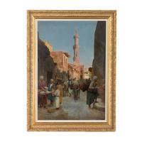 Federico Bartolini (Italian, 1861-1908) — Market Scene in North Africa