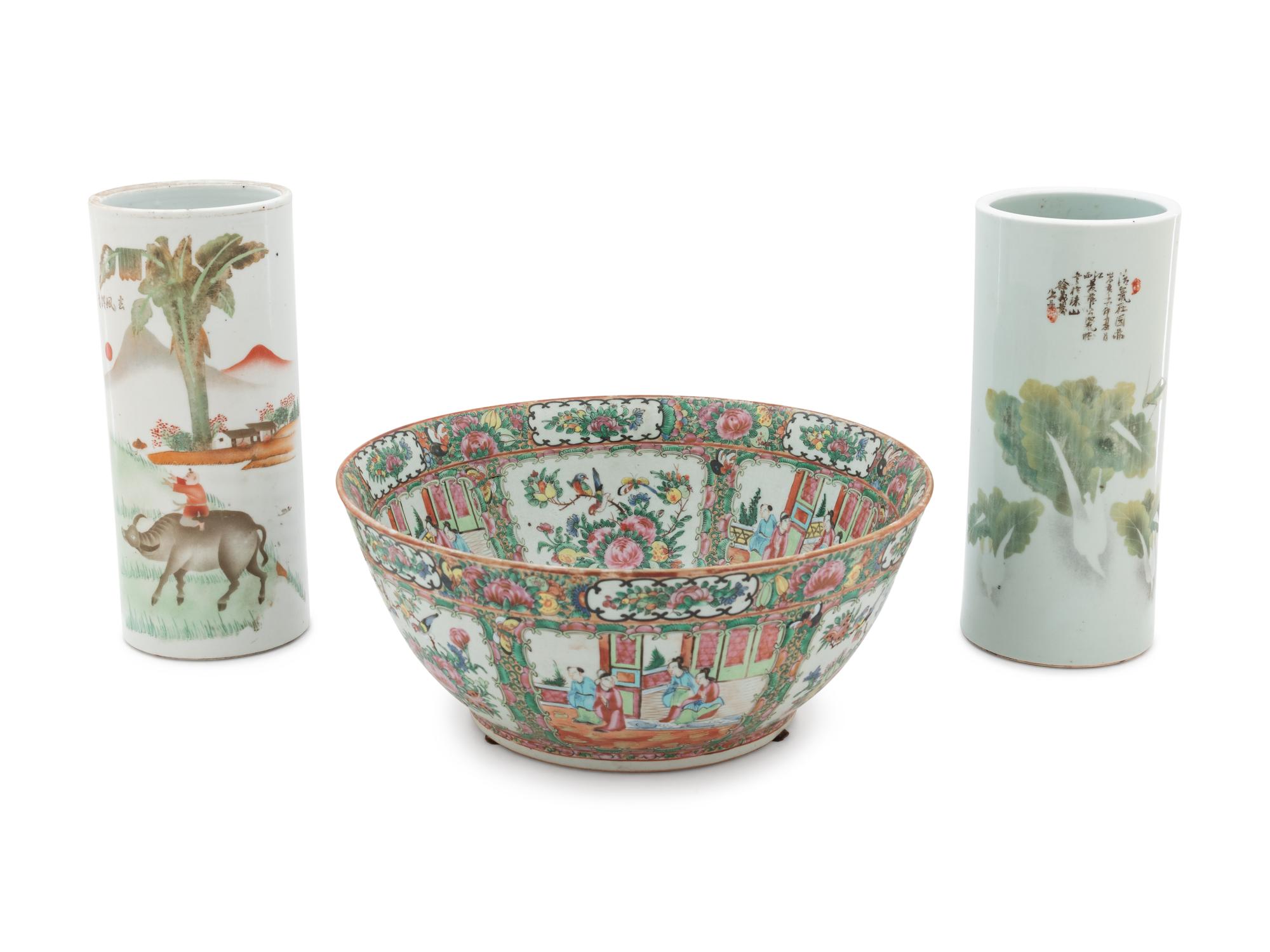 Five Chinese Porcelain Articles