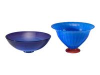 Two Art Glass Bowls