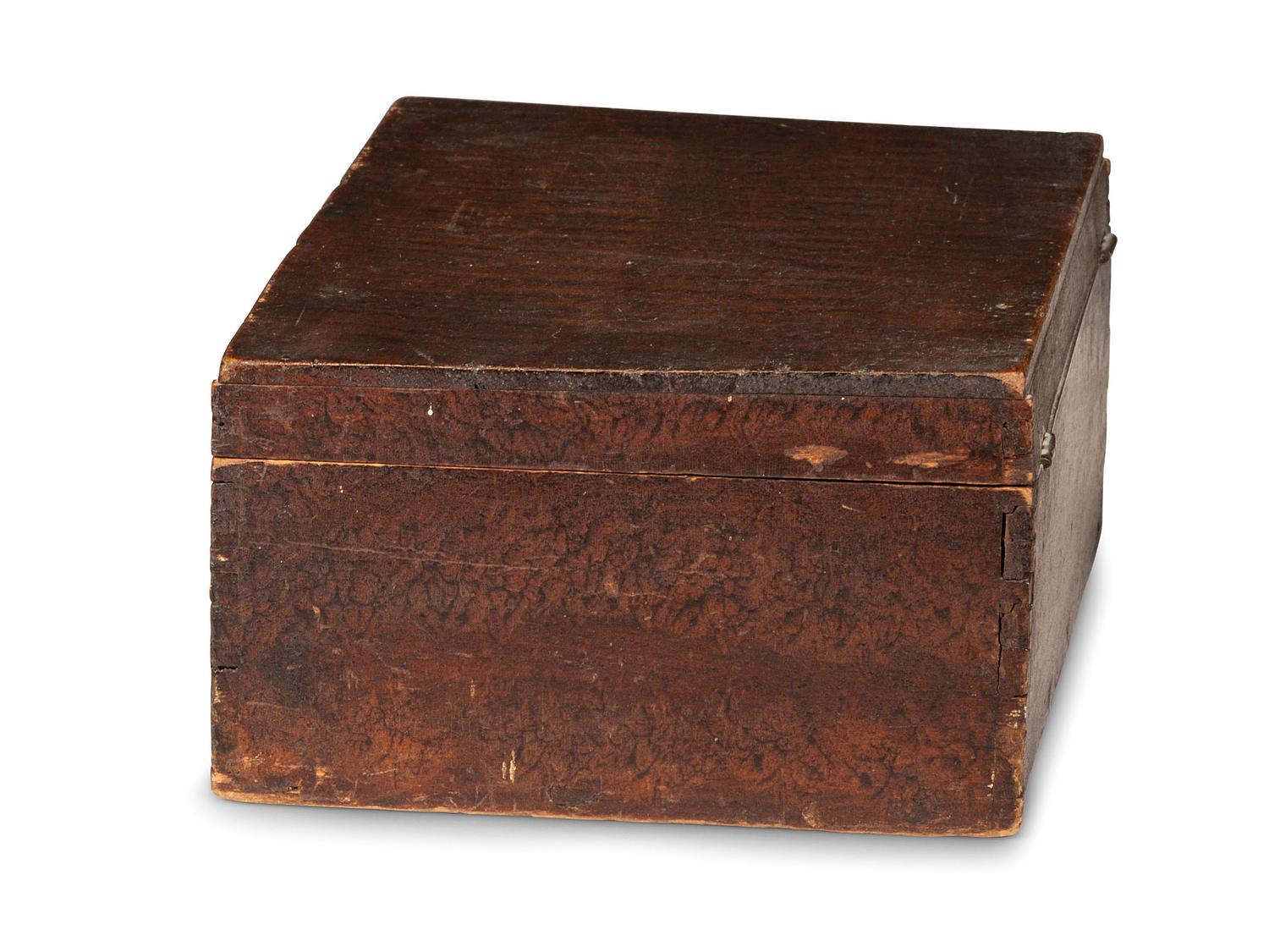 A Country Grain Painted Pine Box