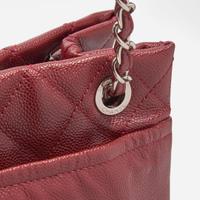 A Medium Red Chanel Timeless CC Soft Tote Chanel