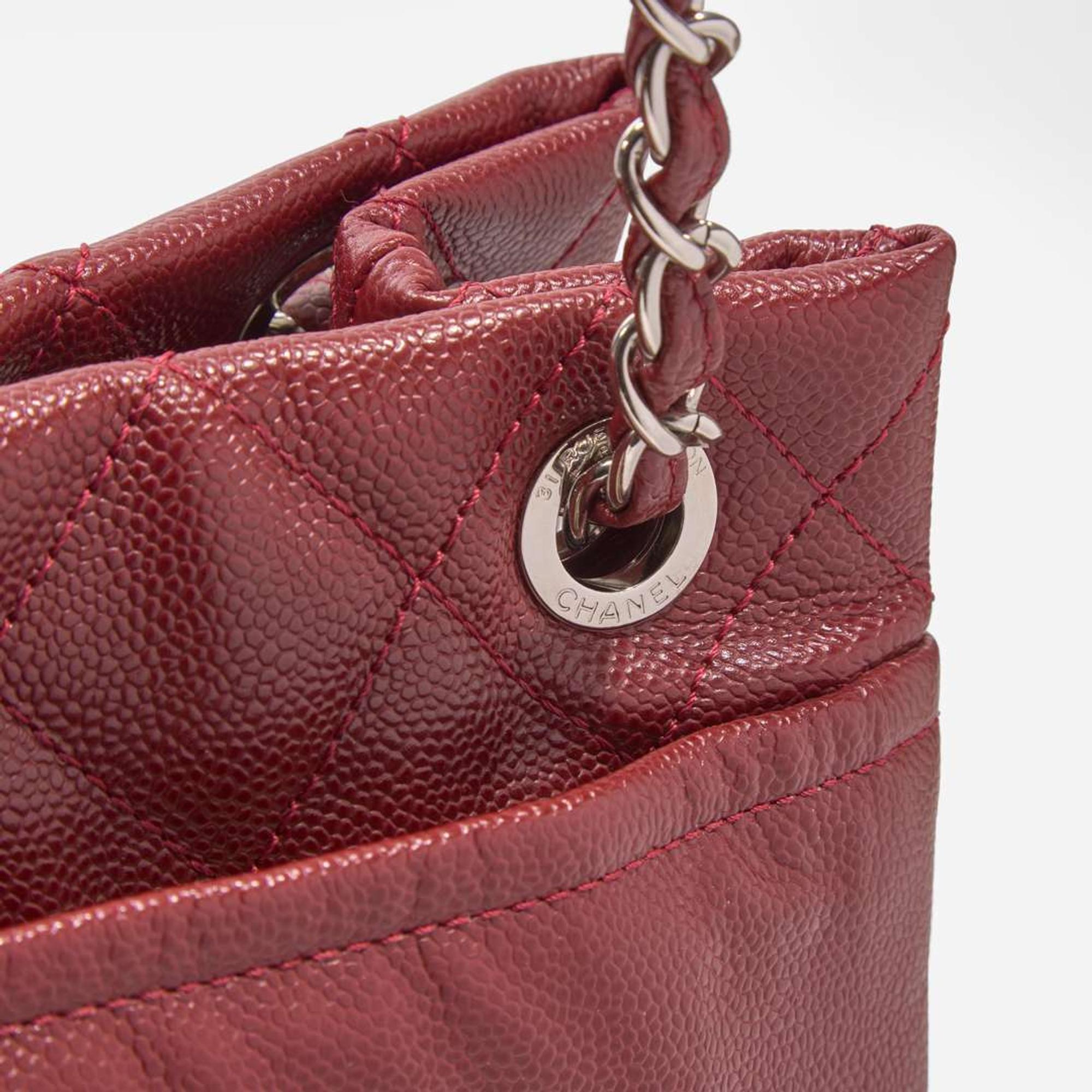 A Medium Red Chanel Timeless CC Soft Tote Chanel