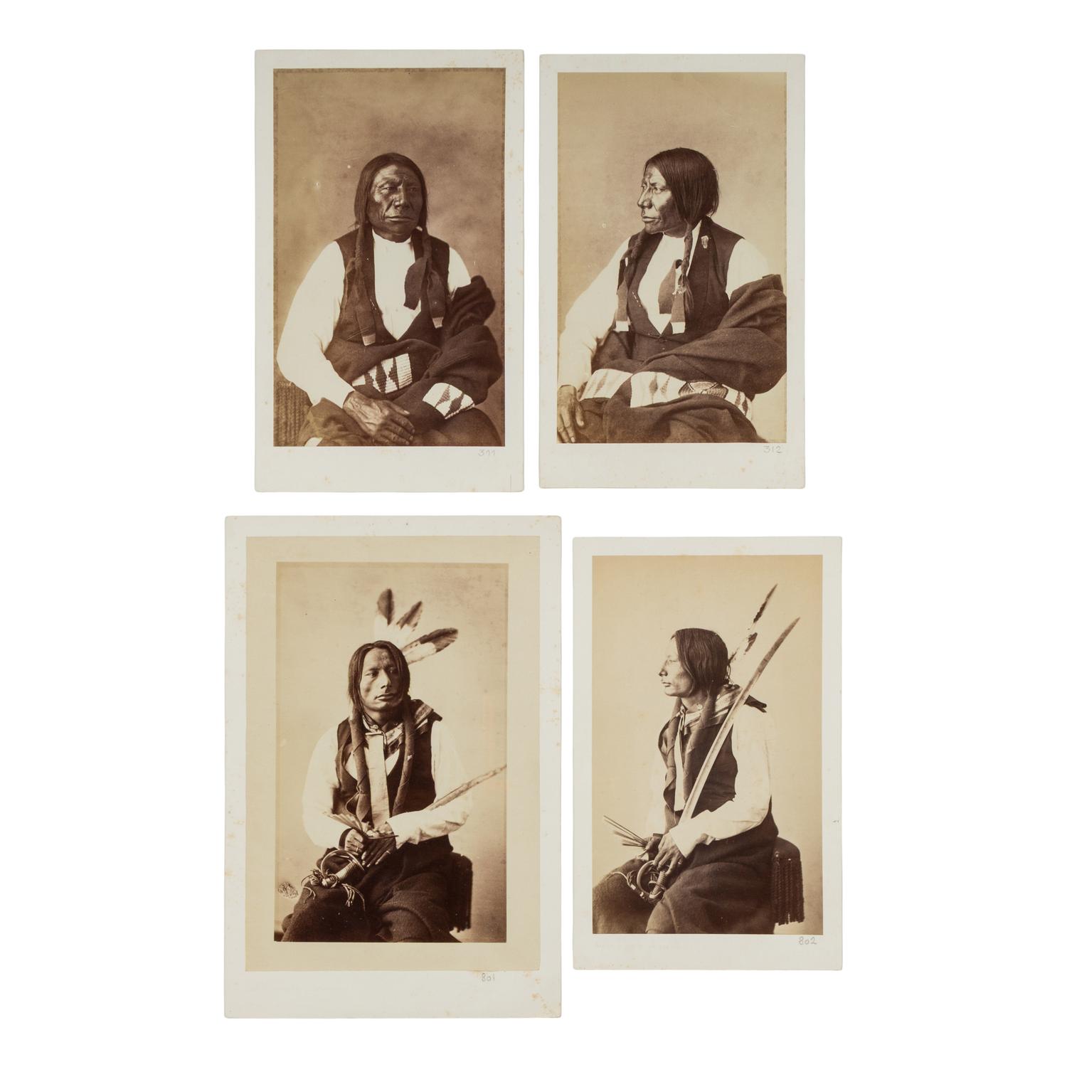 Lakota Chiefs Blackhorn and Blue Horse, 1872