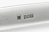 An Irish Silver Letter Opener, Kilkenny Design Workshops, Dublin, 1965, with a wire wrapped handle.