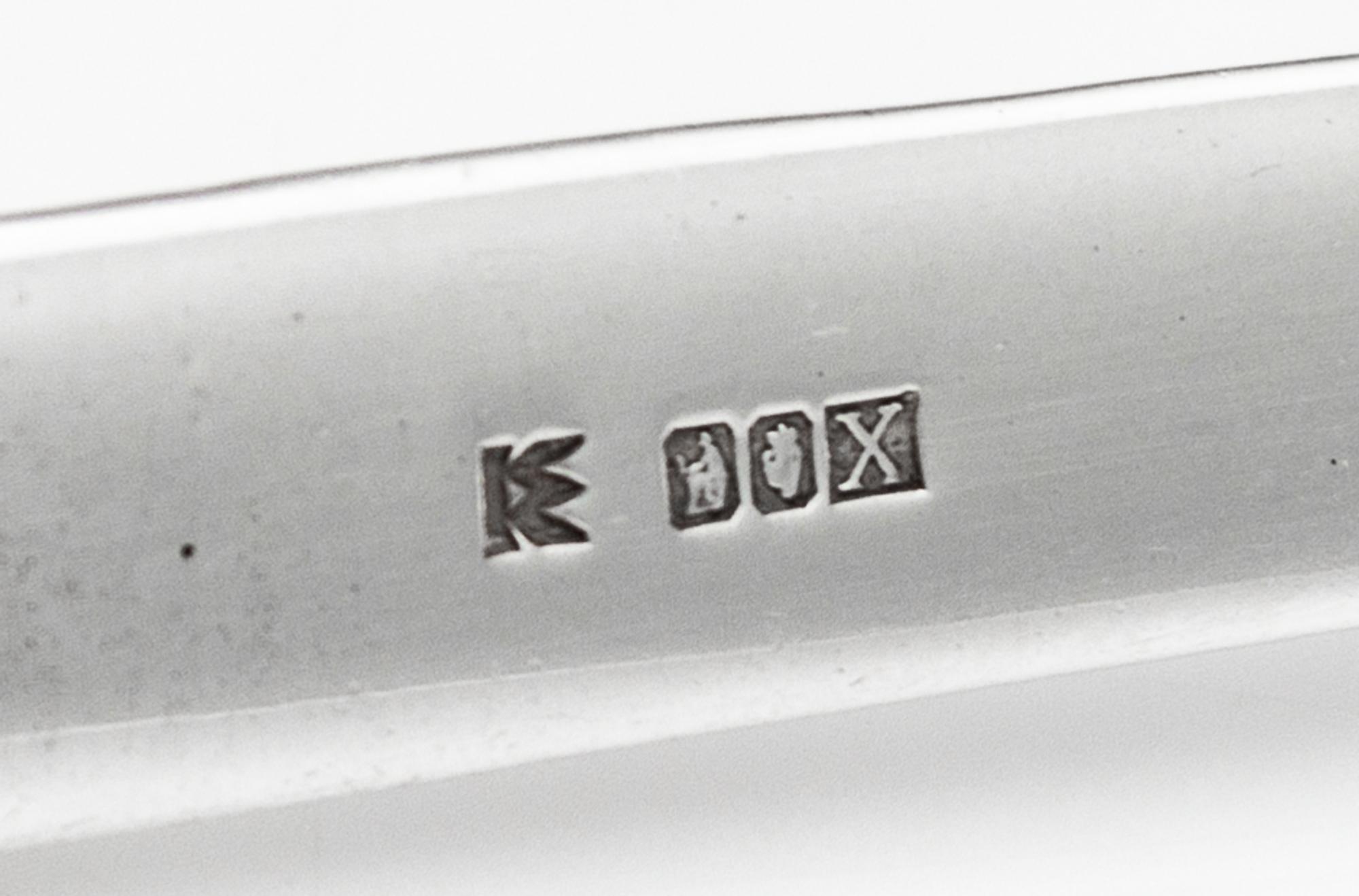 An Irish Silver Letter Opener, Kilkenny Design Workshops, Dublin, 1965, with a wire wrapped handle.