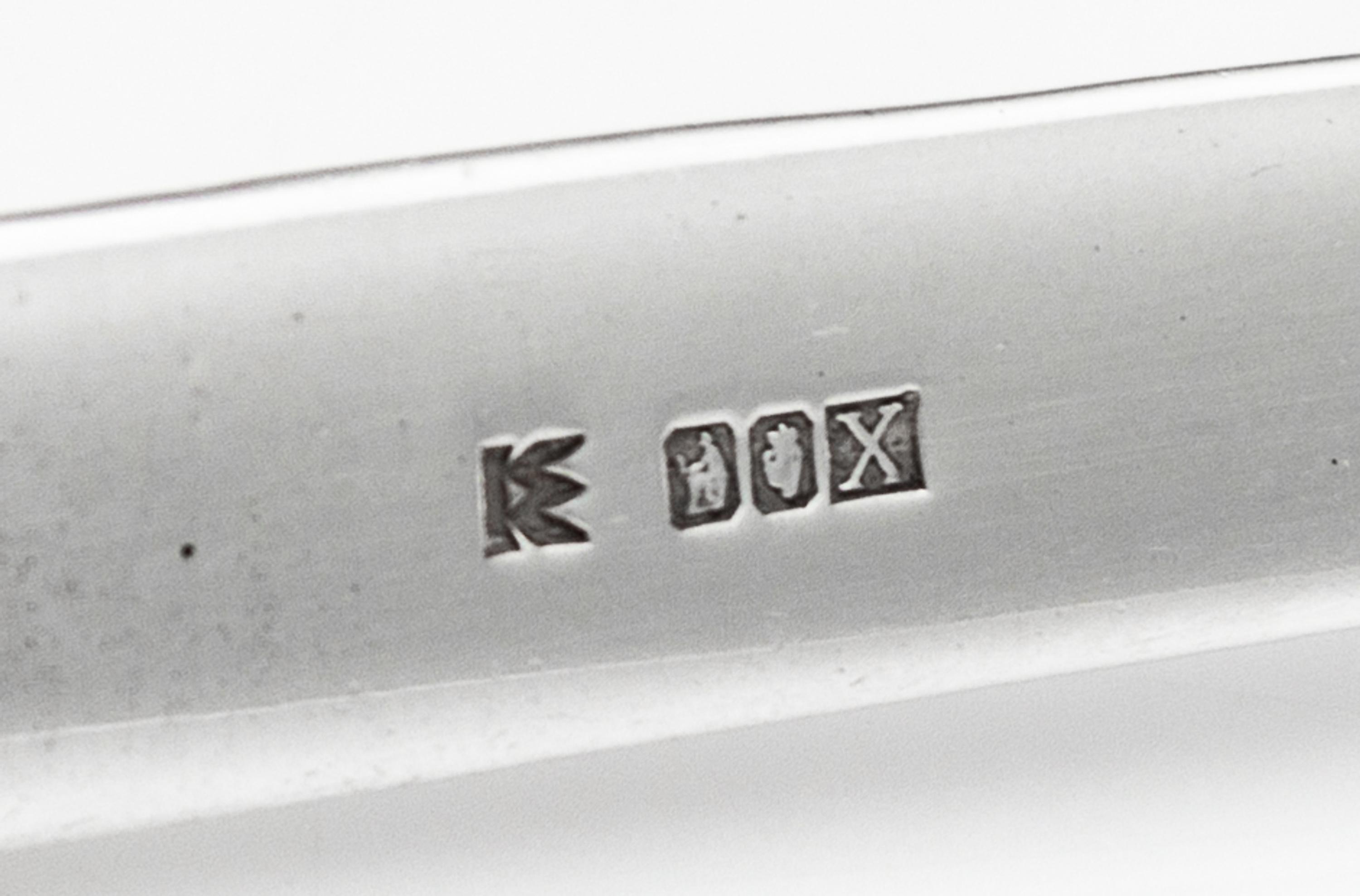 An Irish Silver Letter Opener, Kilkenny Design Workshops, Dublin, 1965, with a wire wrapped handle.