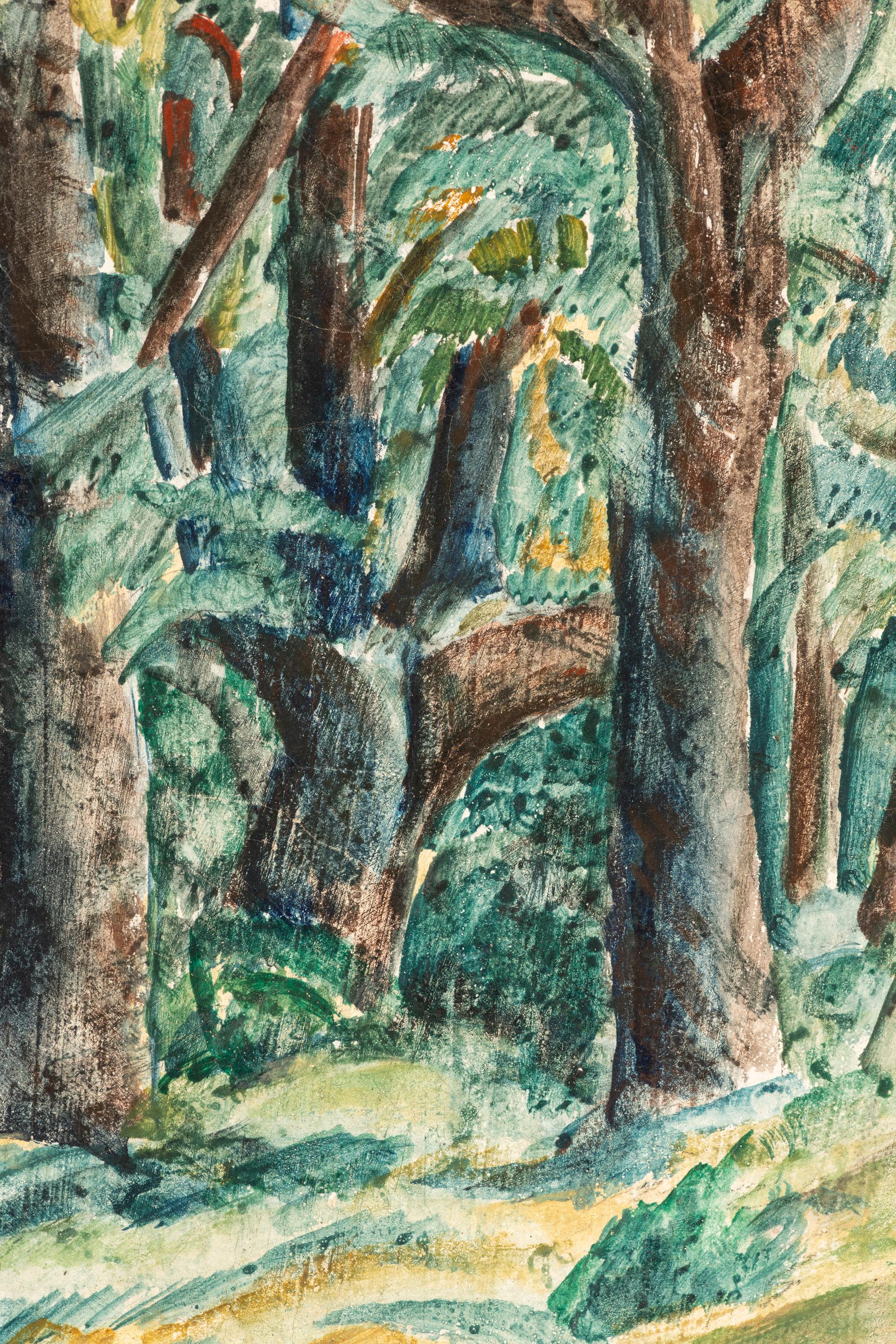Trees in Central Park , 1911