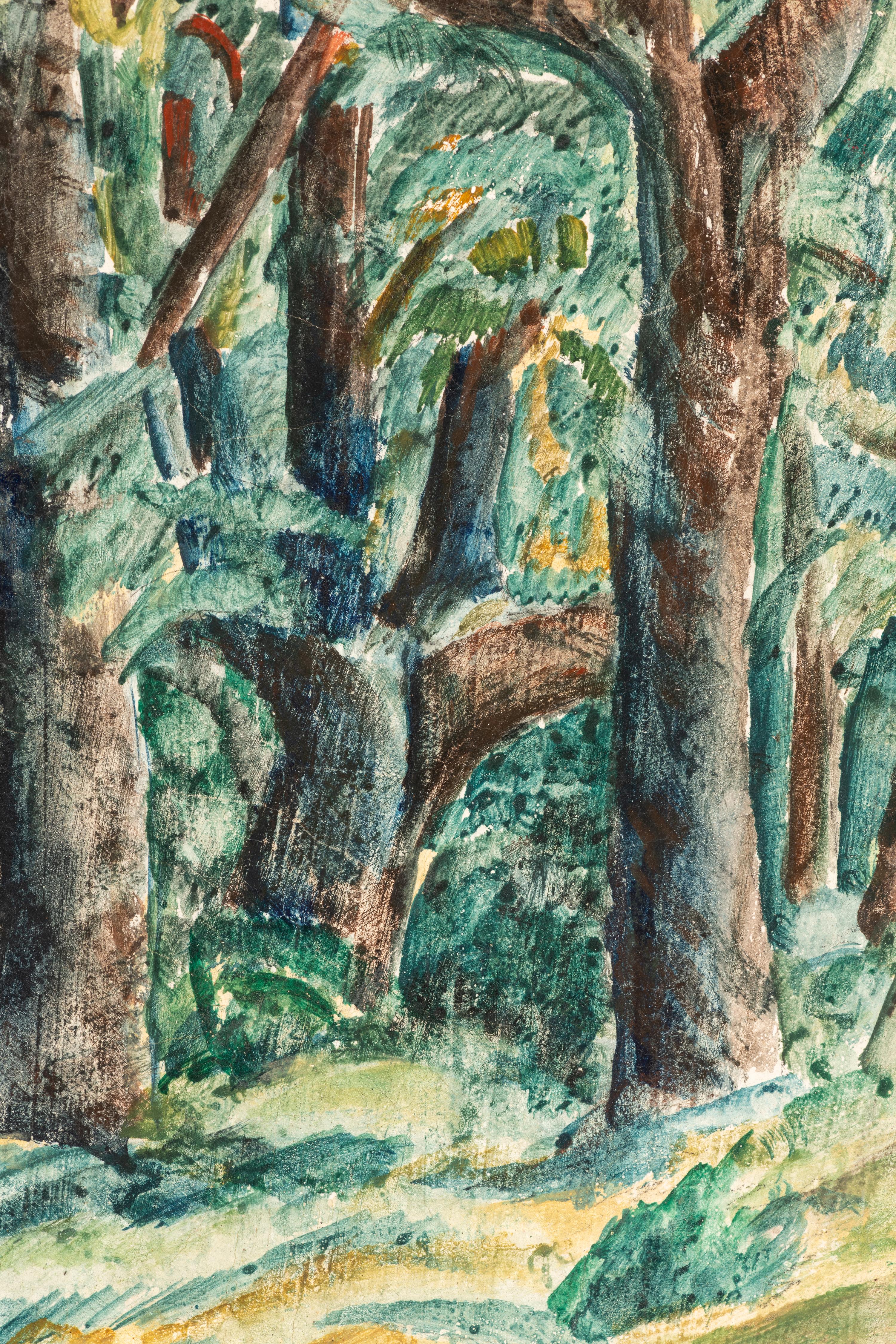 Trees in Central Park , 1911