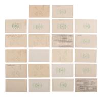 [EARLY PHOTOGRAPHY]. 3 CDV albums containing portraits of ships, soldiers, and civilians.