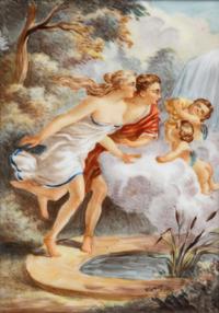 A Pair of French Porcelain Plaques