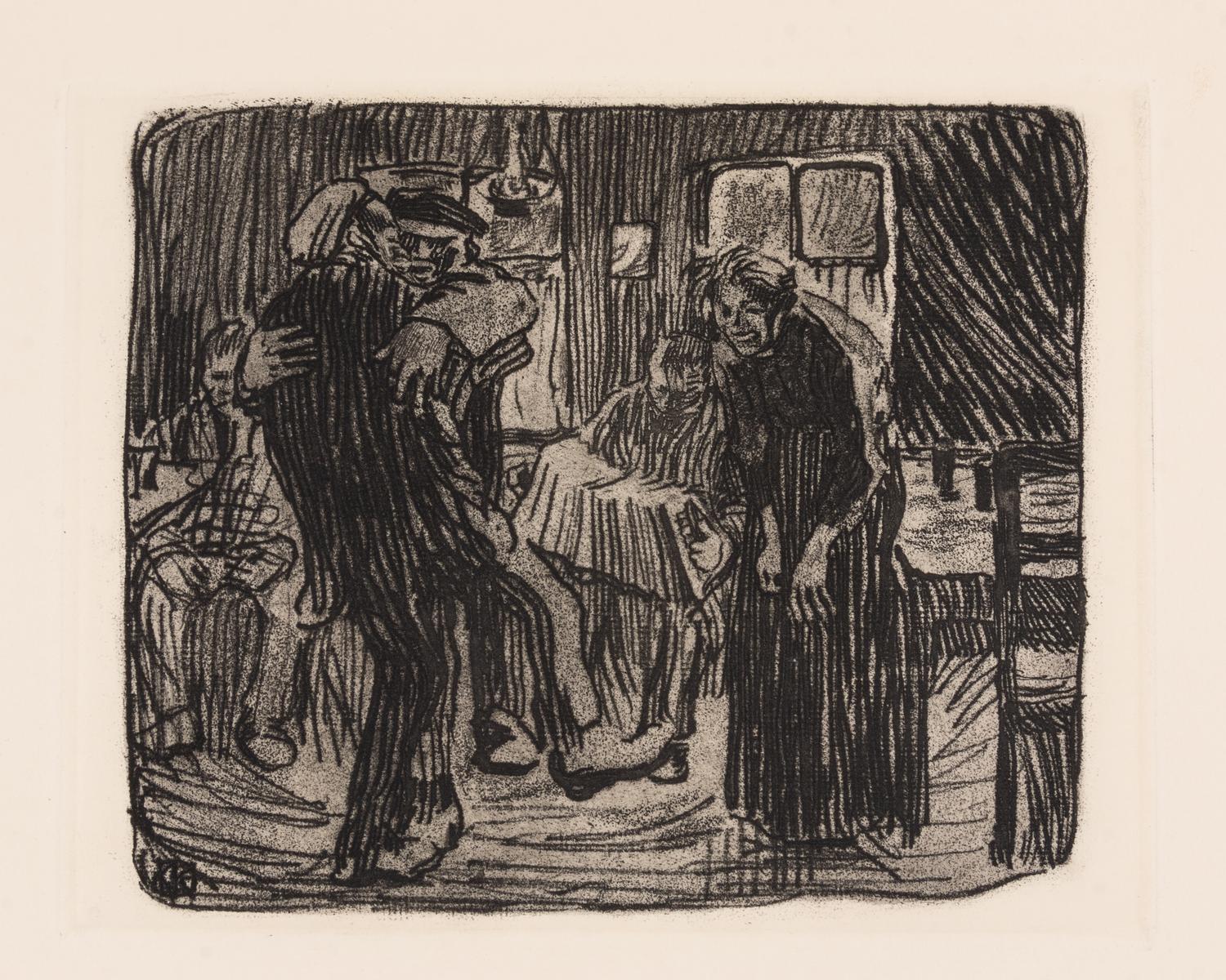 Zehn Original radierungen (complete portfolio of 10 in original pasteboard portfolio), 1892-1931
