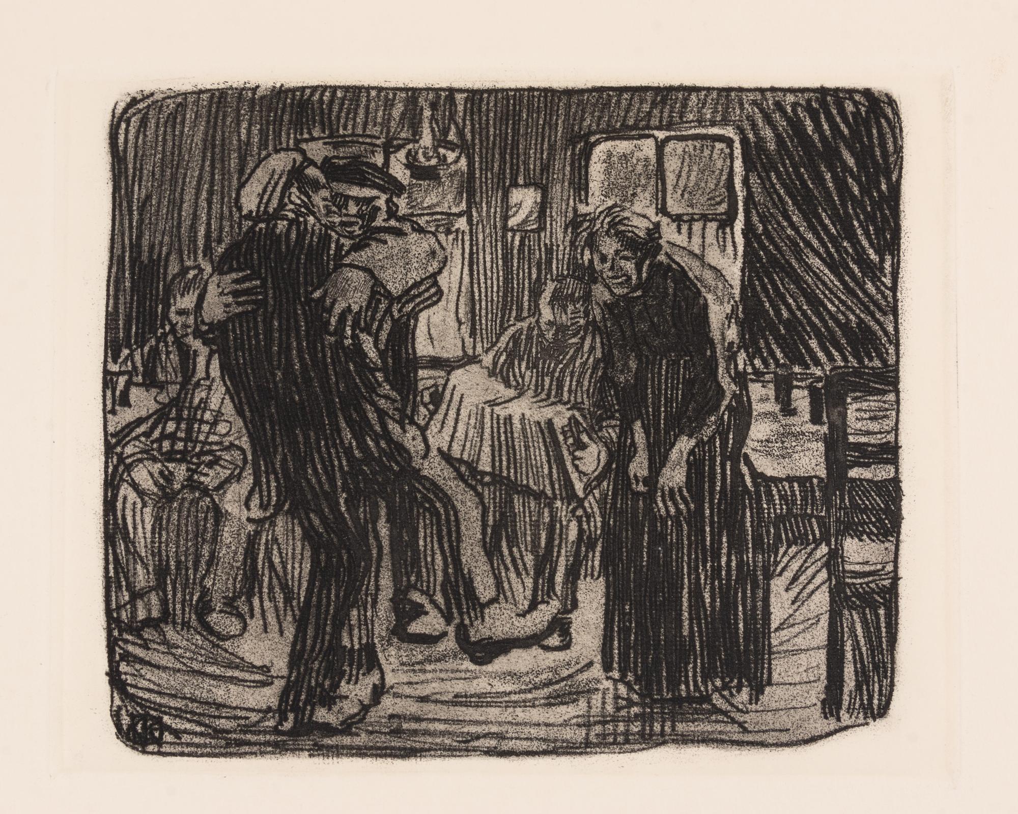 Zehn Original radierungen (complete portfolio of 10 in original pasteboard portfolio), 1892-1931