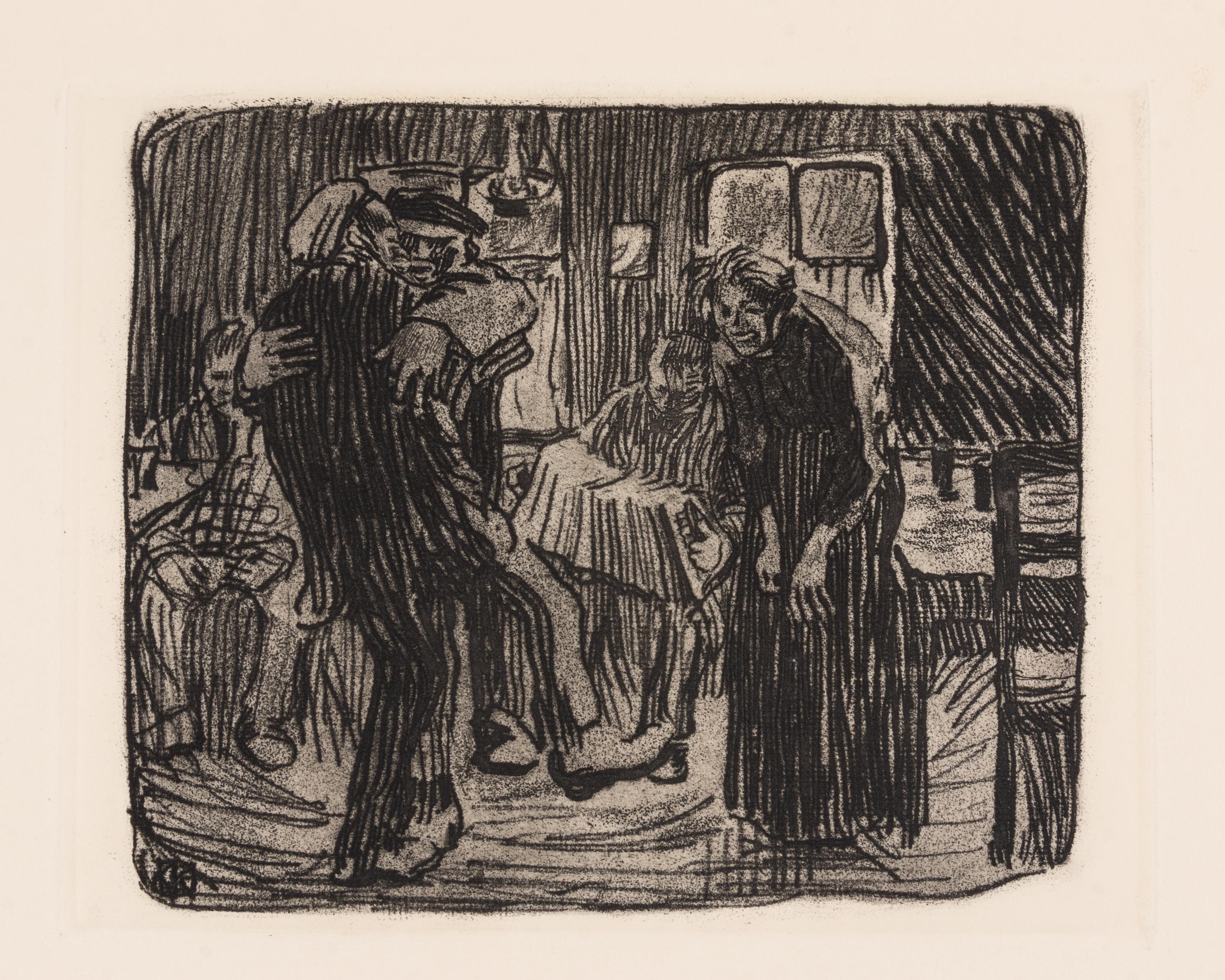 Zehn Original radierungen (complete portfolio of 10 in original pasteboard portfolio), 1892-1931