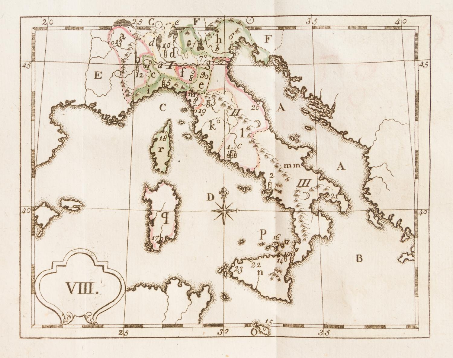 VAZQUEZ, FRANCISCO, trans. Atlas Elementar... Madrid, 1786. 2 vols. in one. First Spanish edition. Complete w/24 color folding maps.