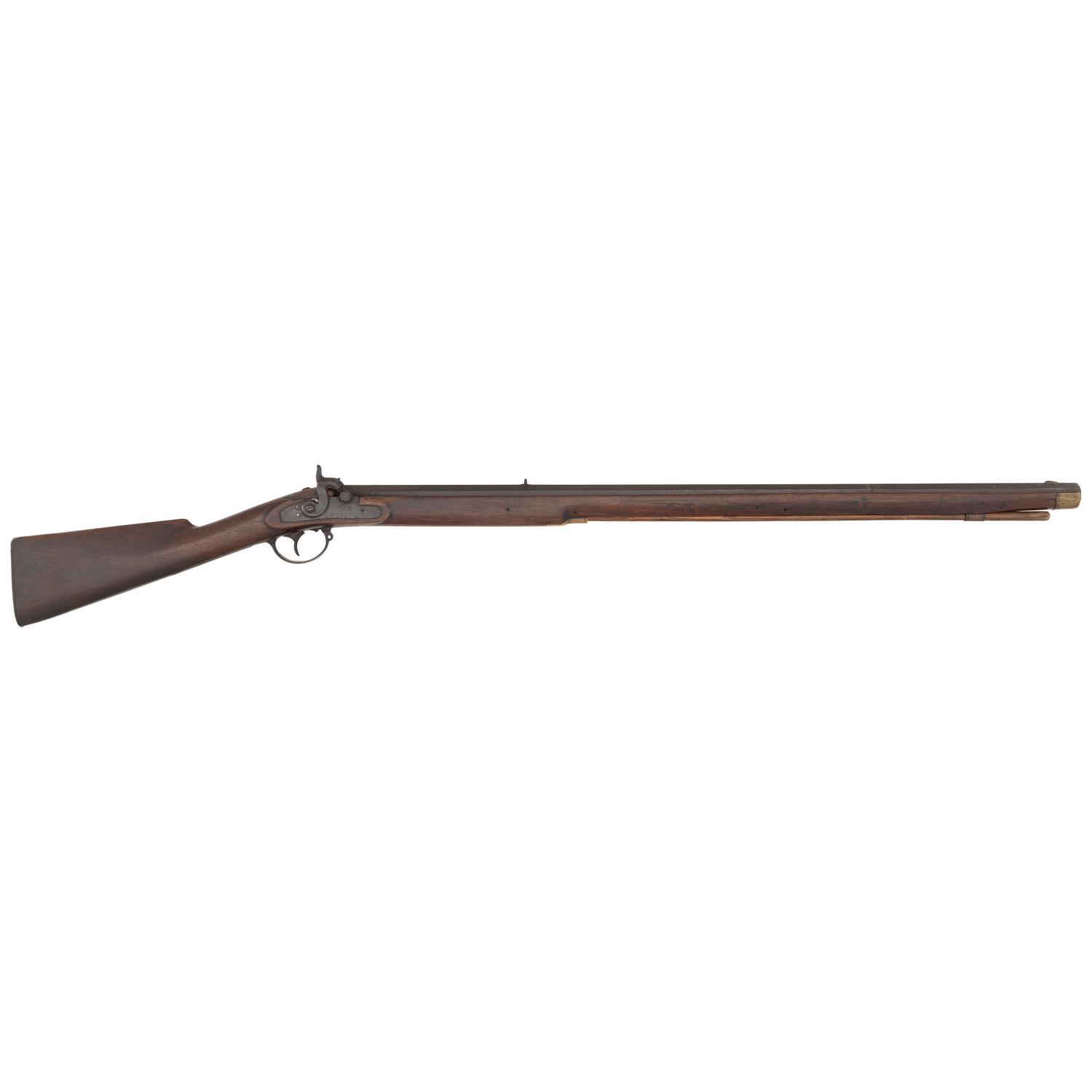 Large Bore Fullstock Percussion Plains Rifle by Leman