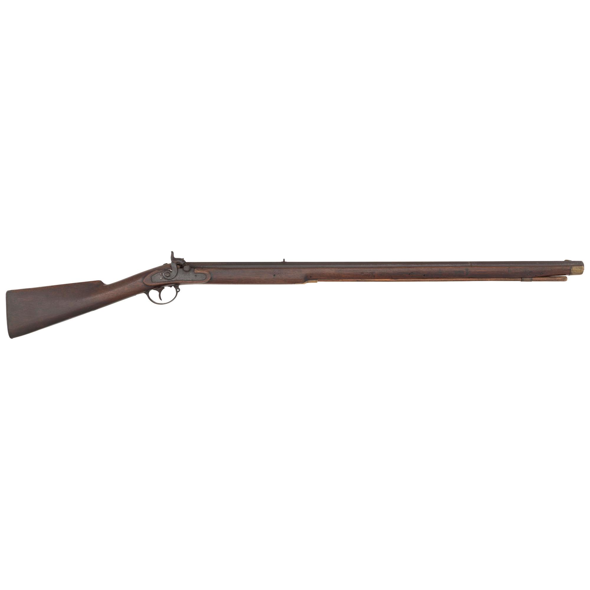 Large Bore Fullstock Percussion Plains Rifle by Leman