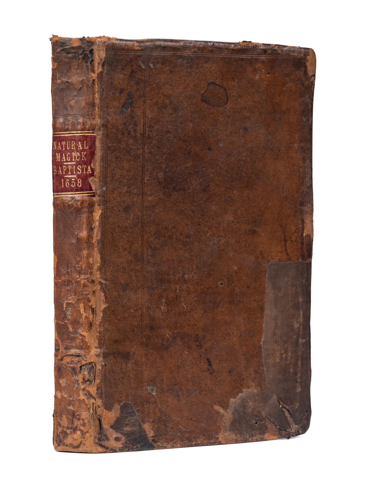PORTA, Giambattista della (1535?-1615). Natural Magick...in twenty books . London: Thomas Young and Samuel Speed, 1658.