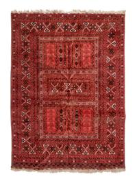An Afghan Wool Rug