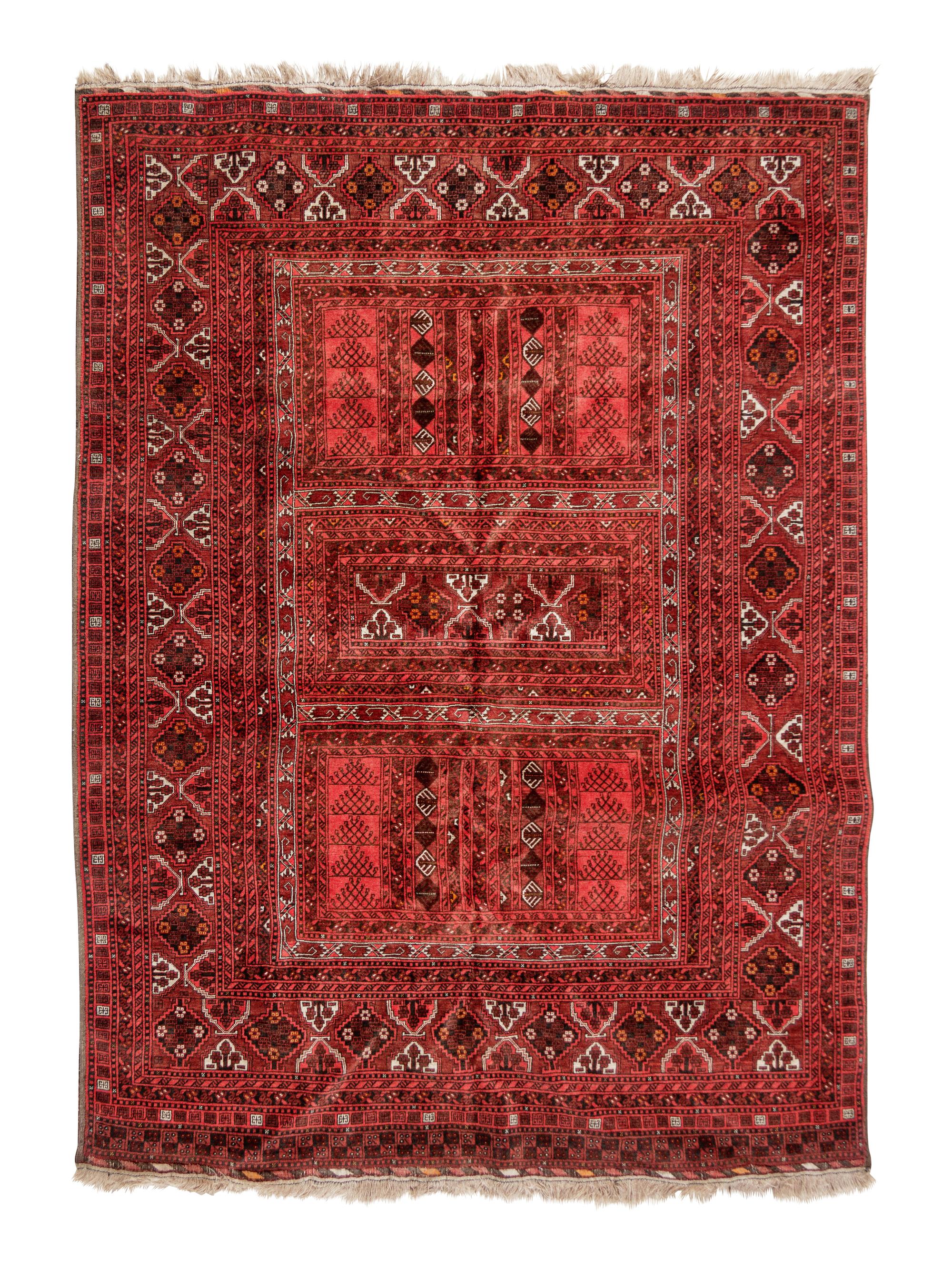 An Afghan Wool Rug