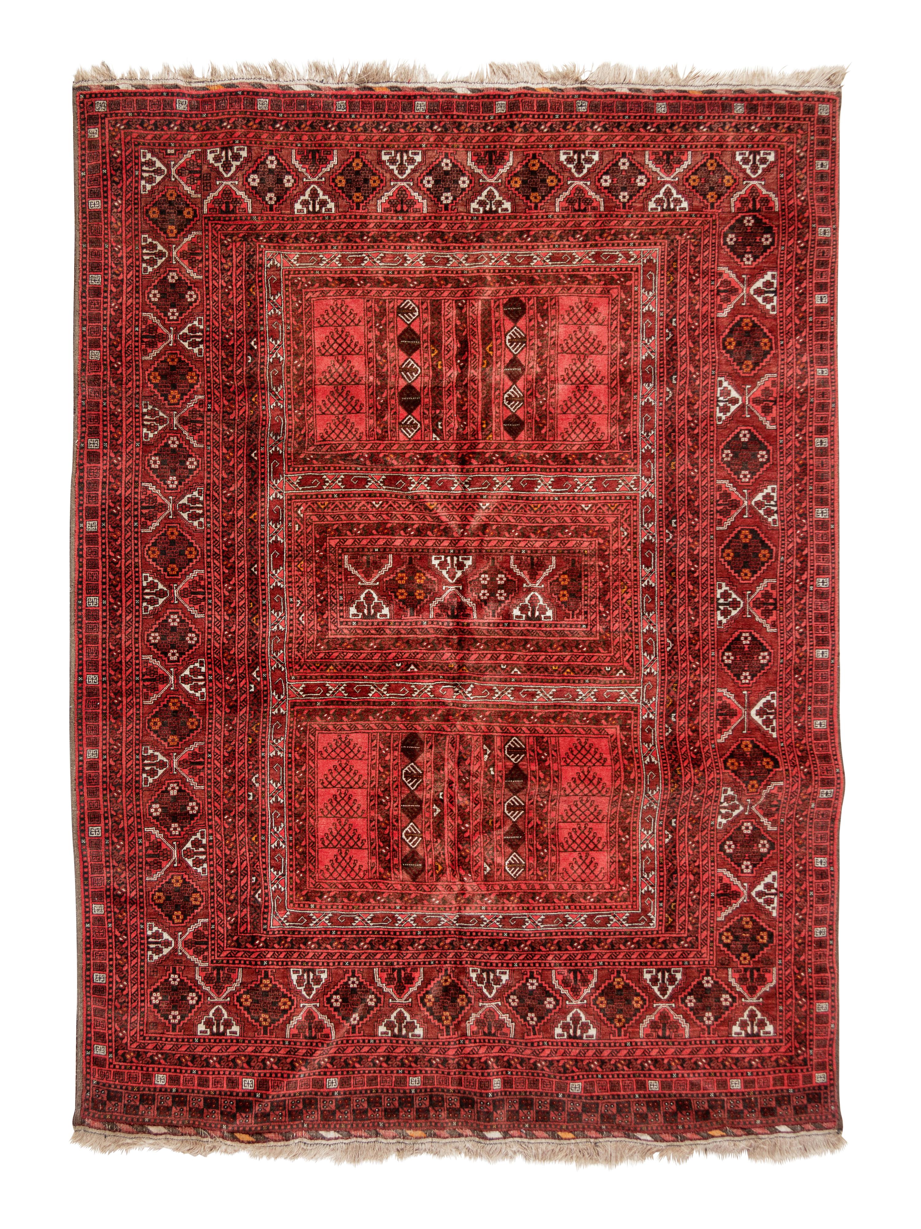 An Afghan Wool Rug