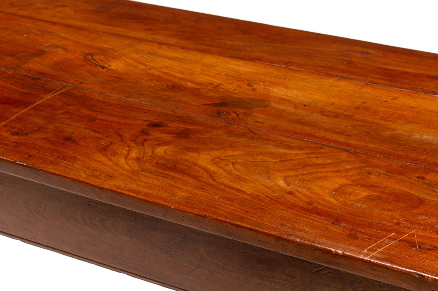 A French Provincial Walnut Farm Table