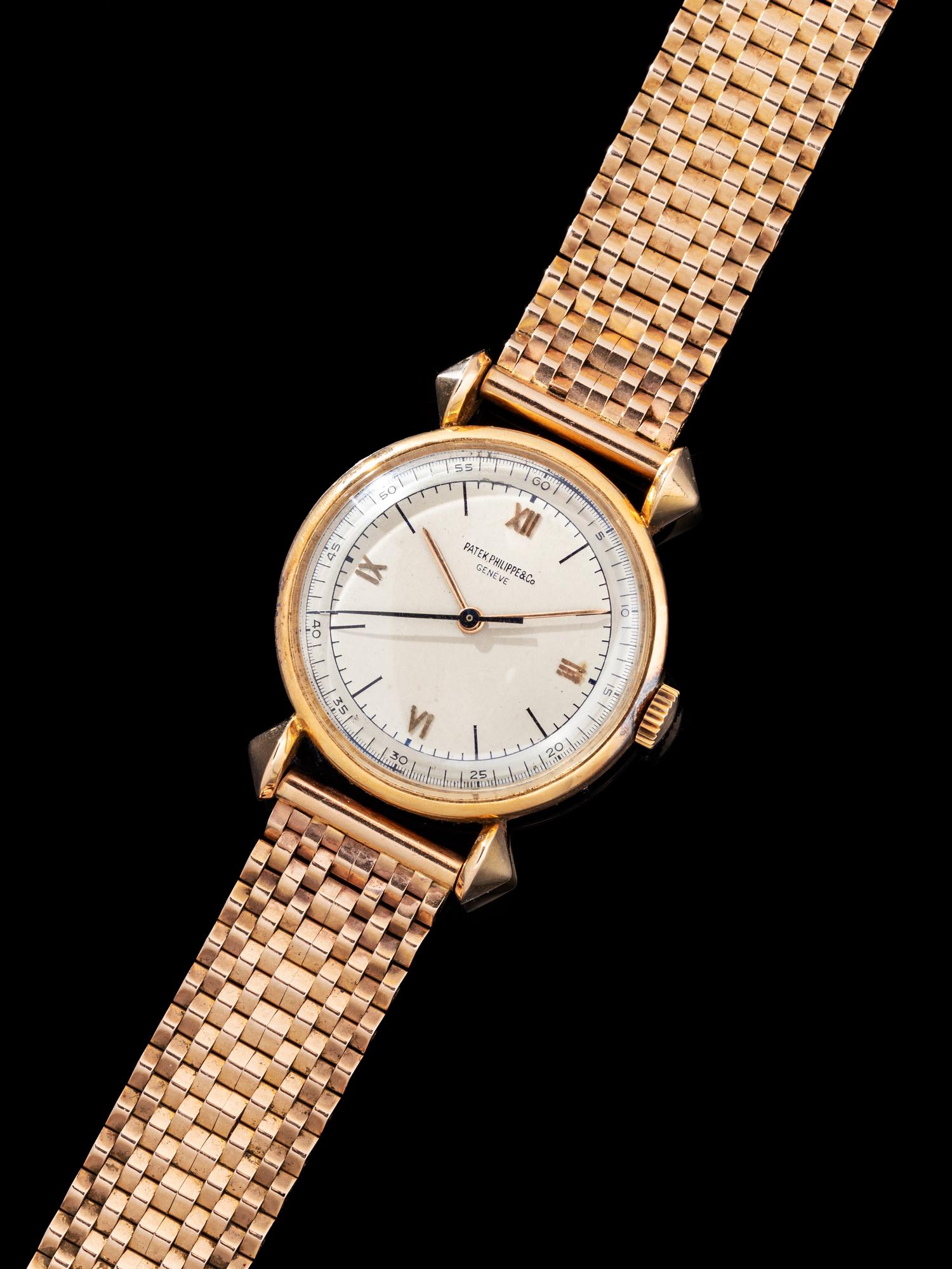 PATEK PHILLIPE, REF. 1536 18K PINK GOLD WATCH