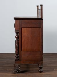 AWAITING DONATION - A Classical Carved and Stained Cherrywood Sideboard