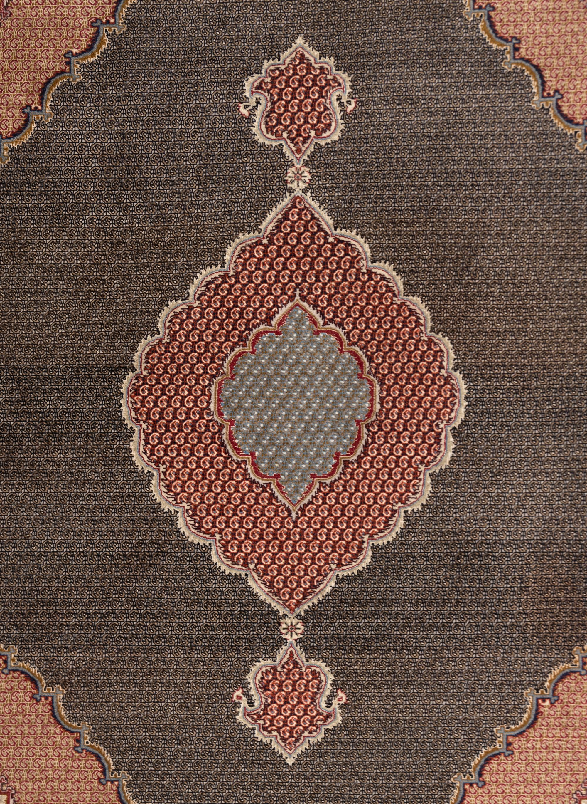 A Tabriz Silk Rug
