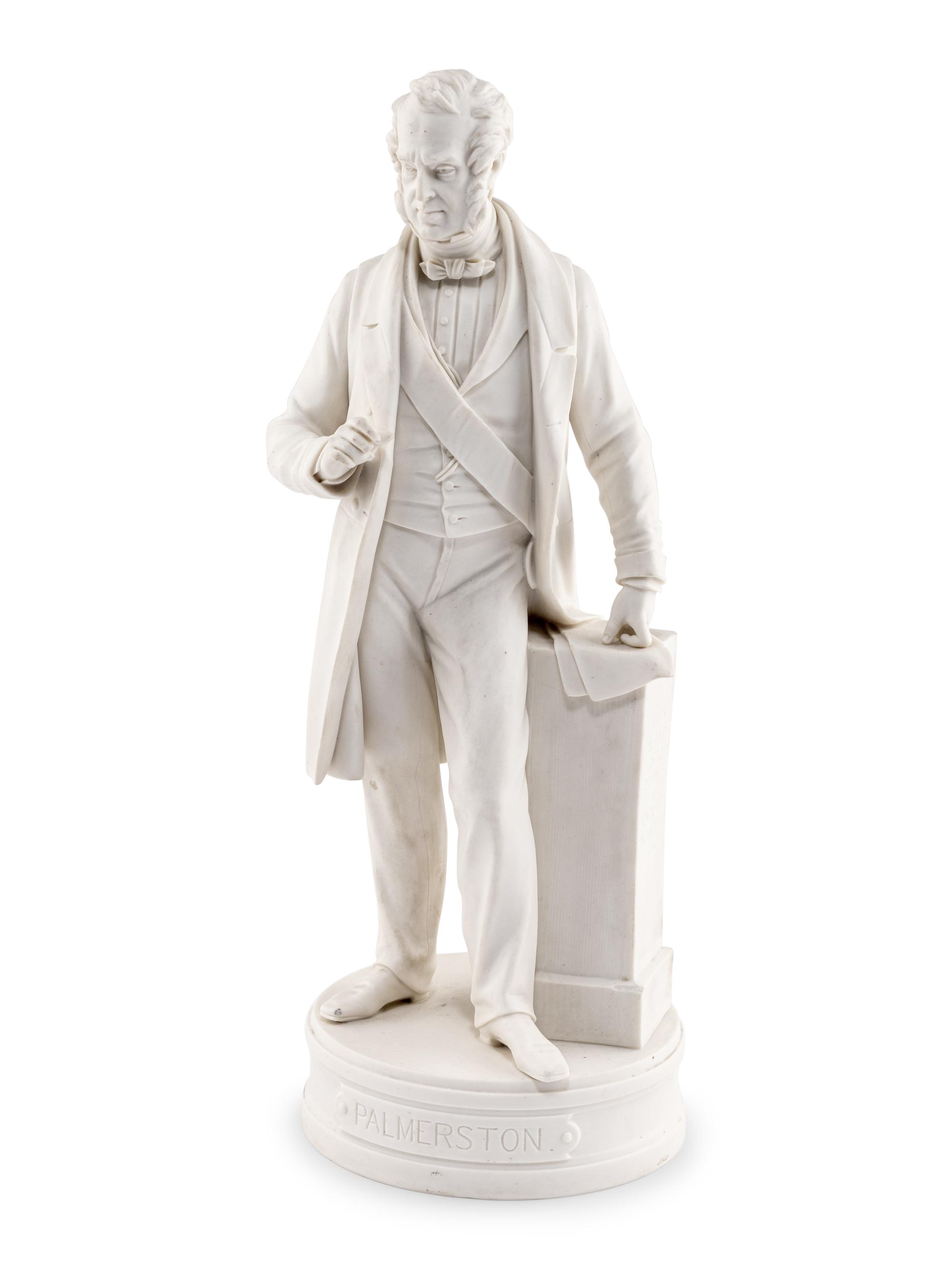 An English Parianware Figure of Lord Palmerston