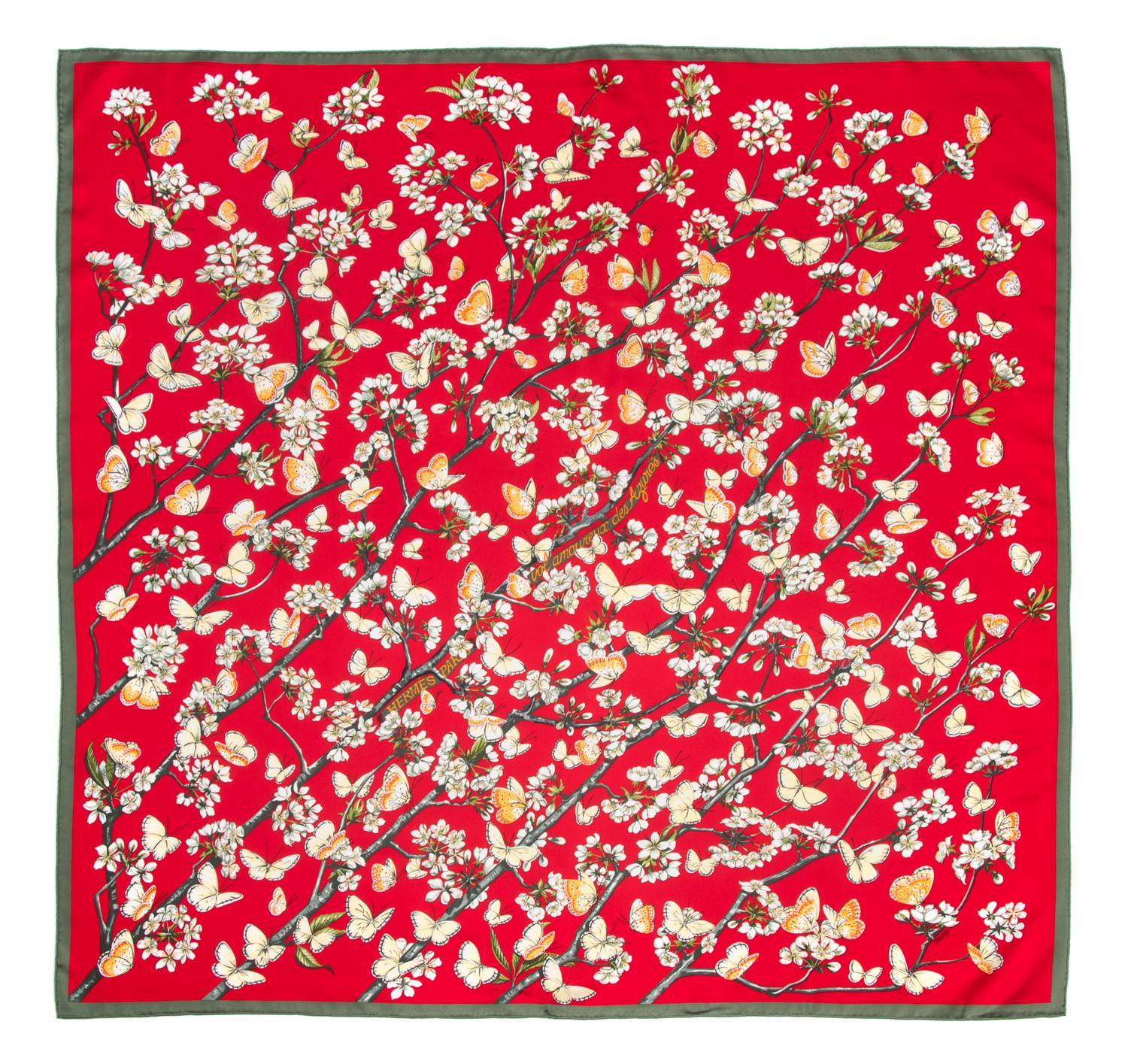 An Hermes 90cm Silk Scarf, 36"x36".