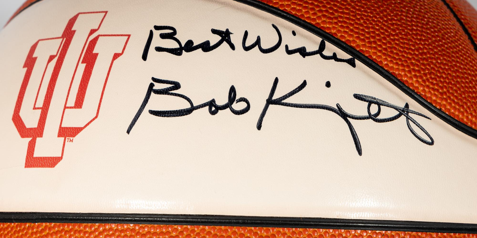 A Group of Indiana Basketball Signed Autograph Items,