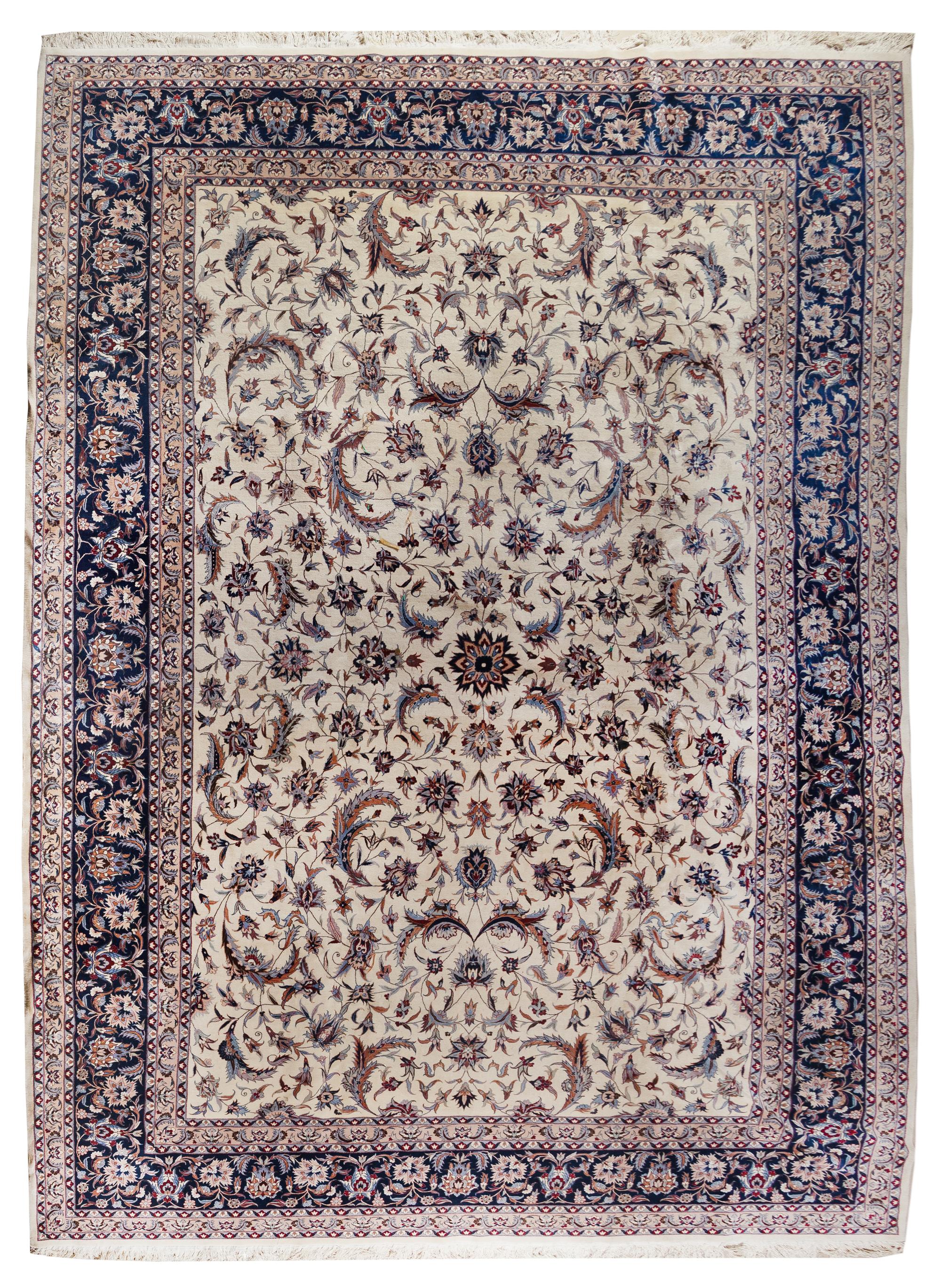 A Nain Wool Rug 14 feet 2 inches x 10 feet 3 inches. — 20TH CENTURY