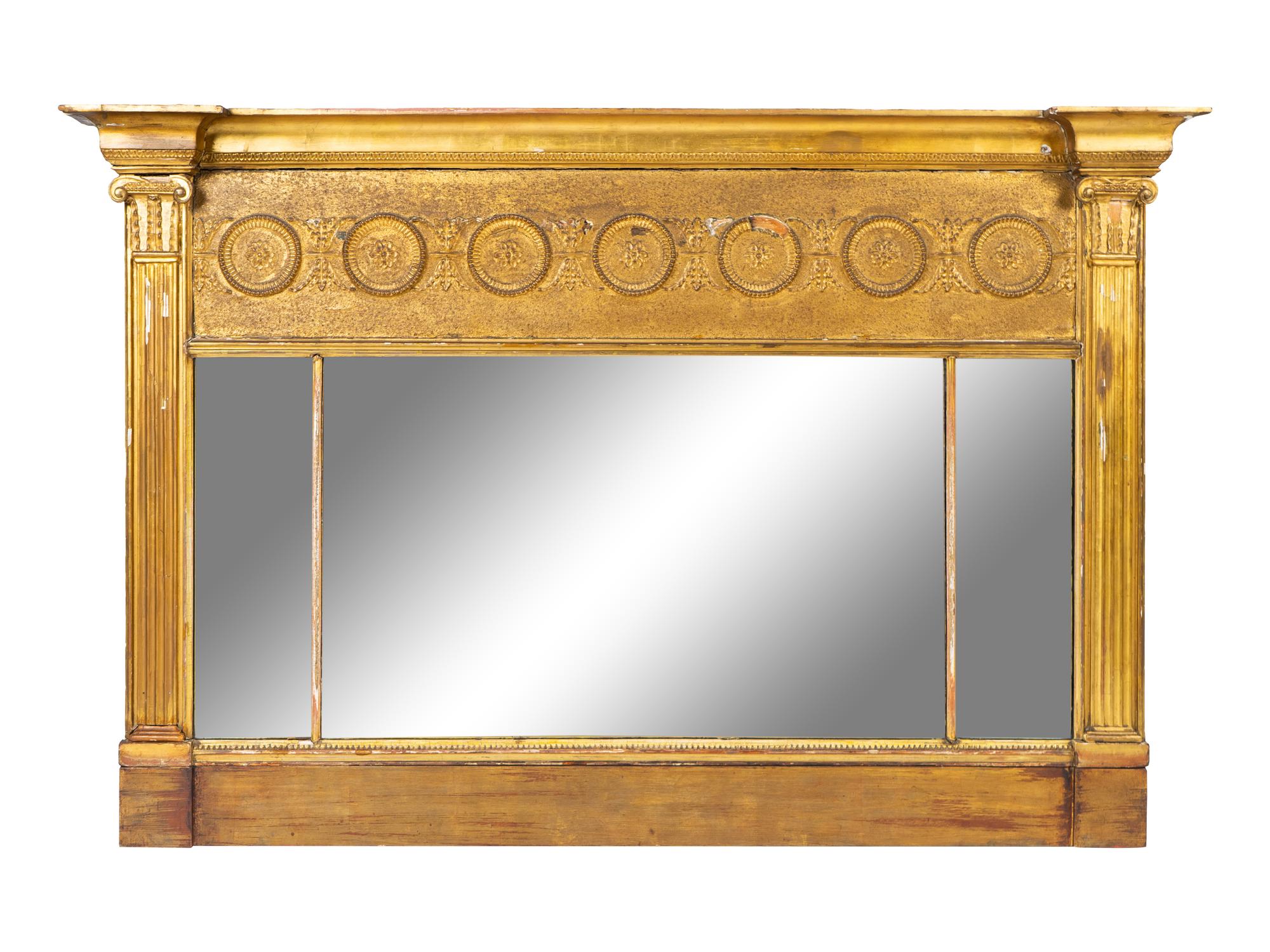 A Neoclassical Giltwood Mirror — 19TH CENTURY