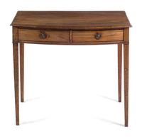 A George III Walnut Side Table Height 27 3/4 x width 33 x depth 21 1/2 iinches. — 18TH/19TH CENTURY