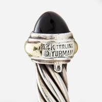 A Collection of Two David Yurman Sterling Silver Bracelets David Yurman
