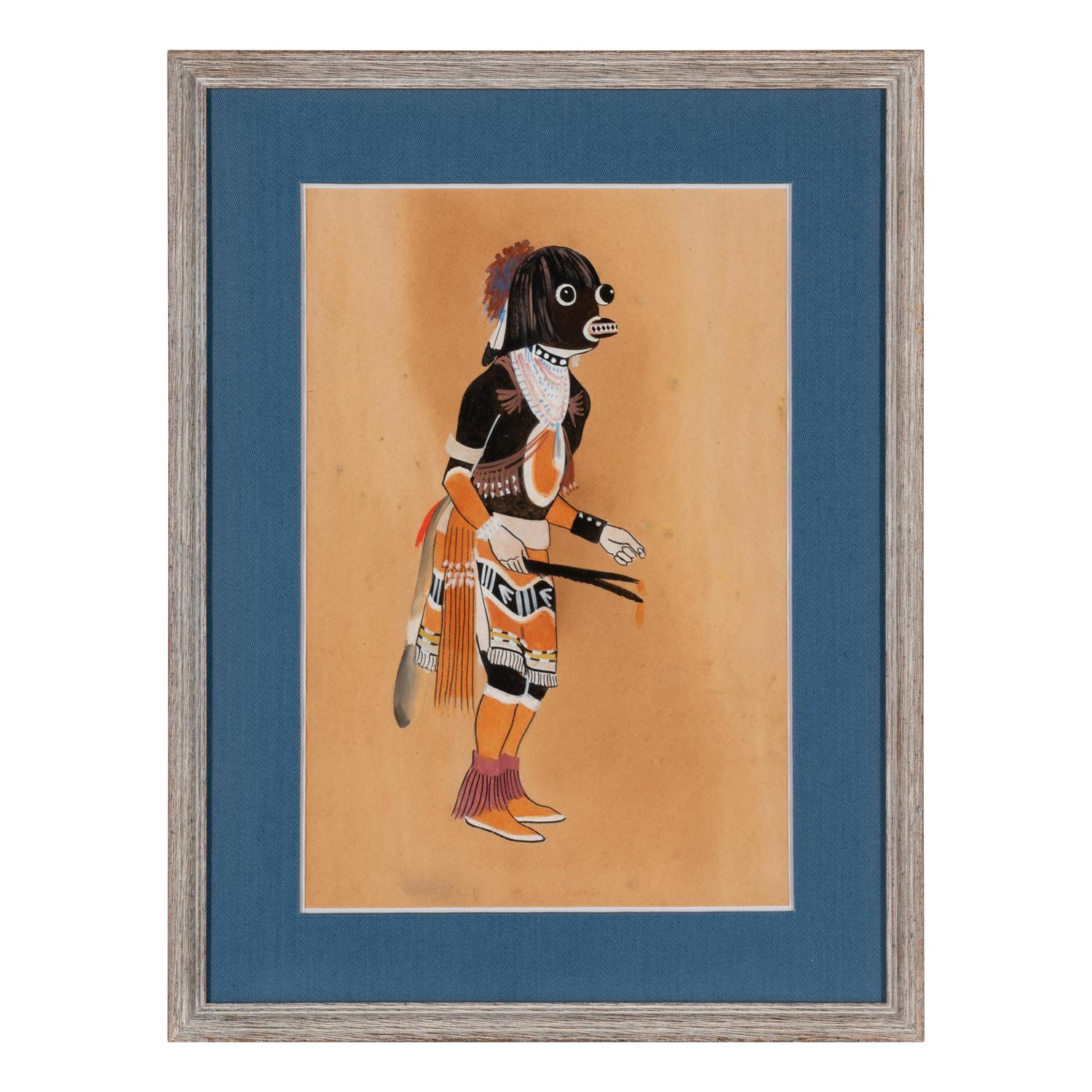 Series of Katsina Paintings tempera on paper