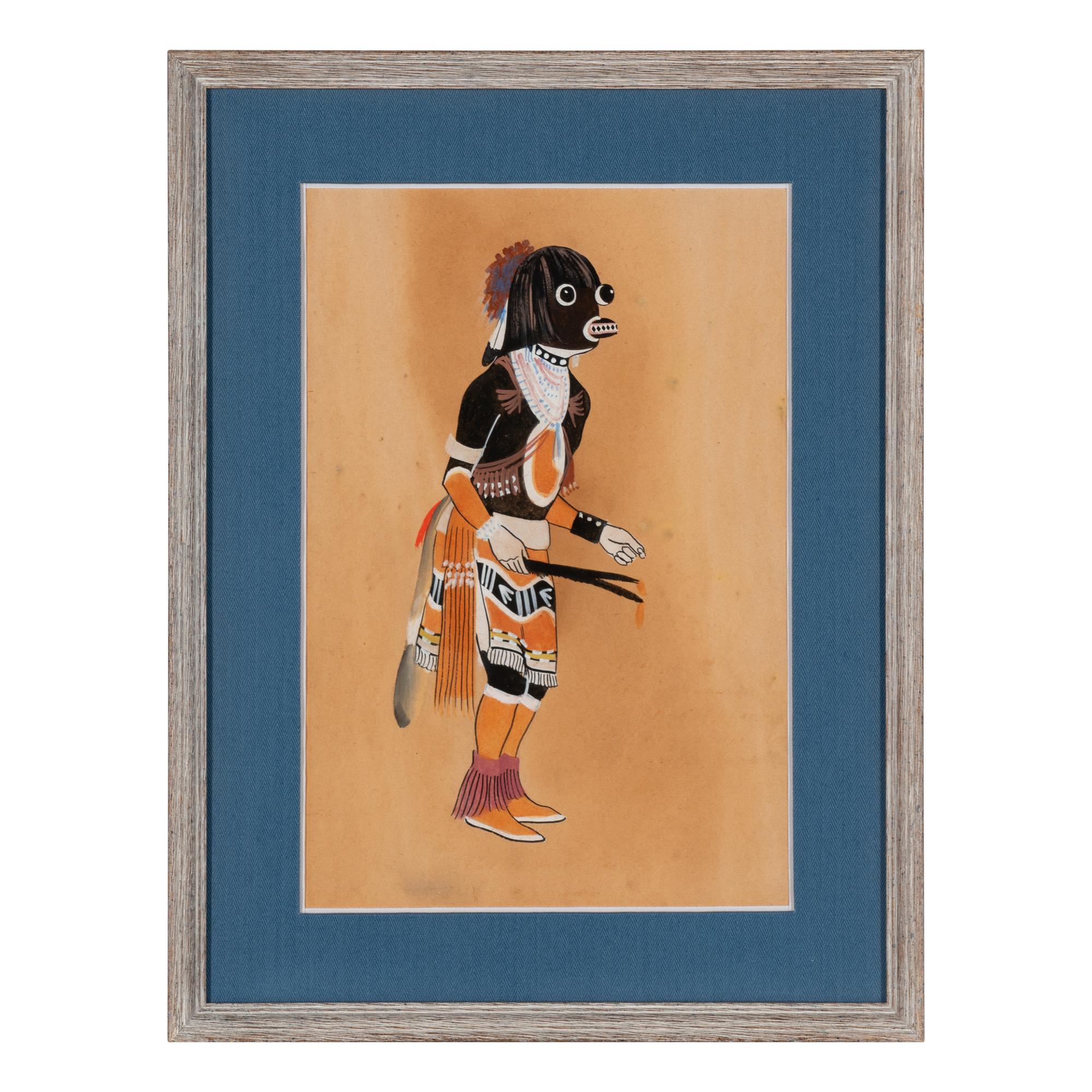 Series of Katsina Paintings tempera on paper
