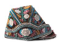 Haudenosaunee Beaded Cap, with Visor