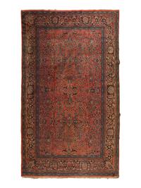 A Sarouk Wool Rug