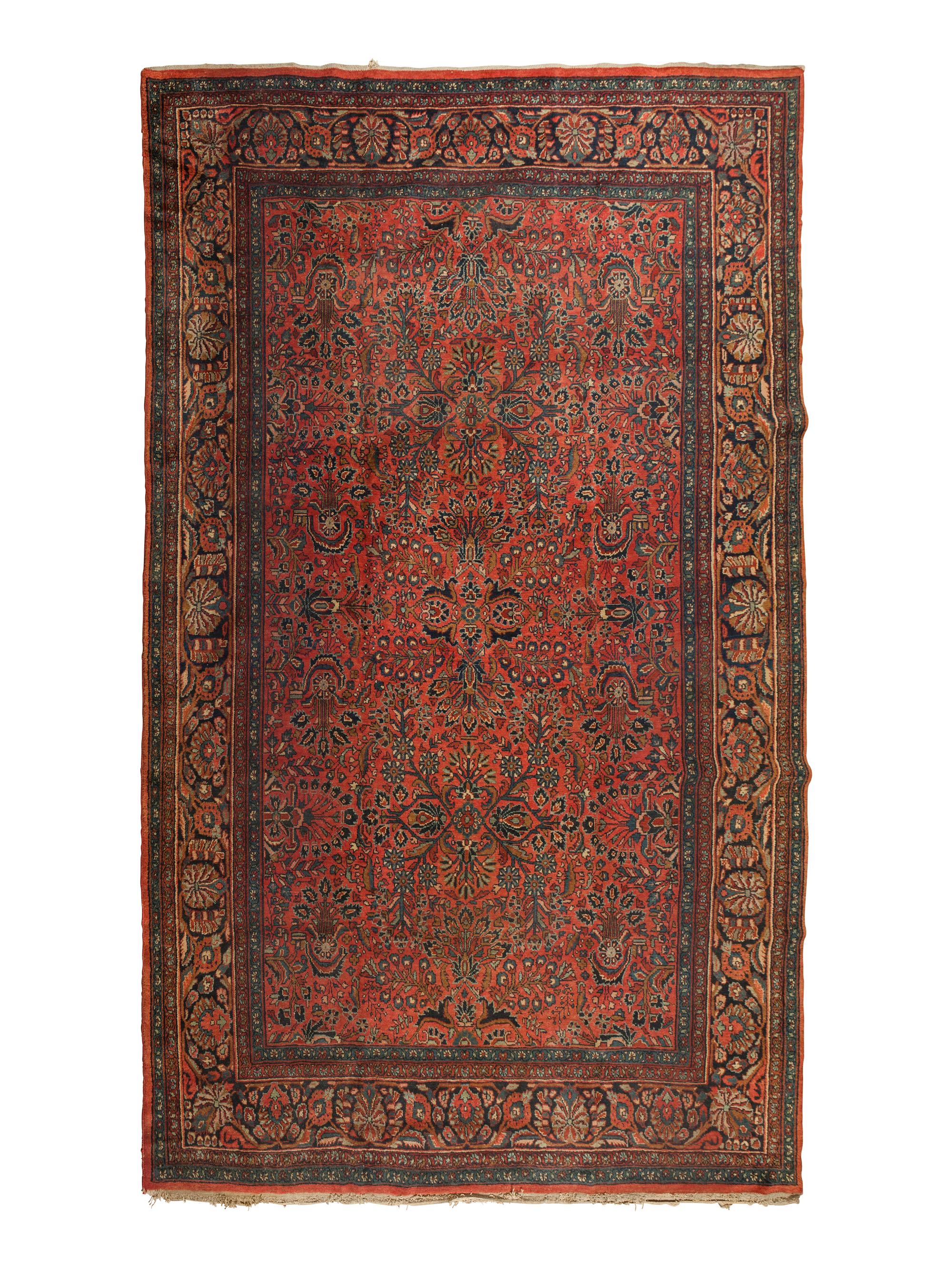 A Sarouk Wool Rug