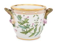 A Royal Copenhagen Flora Danica Porcelain Cache Pot