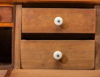 A Late Classical Parcel Gilt Desk Cupboard