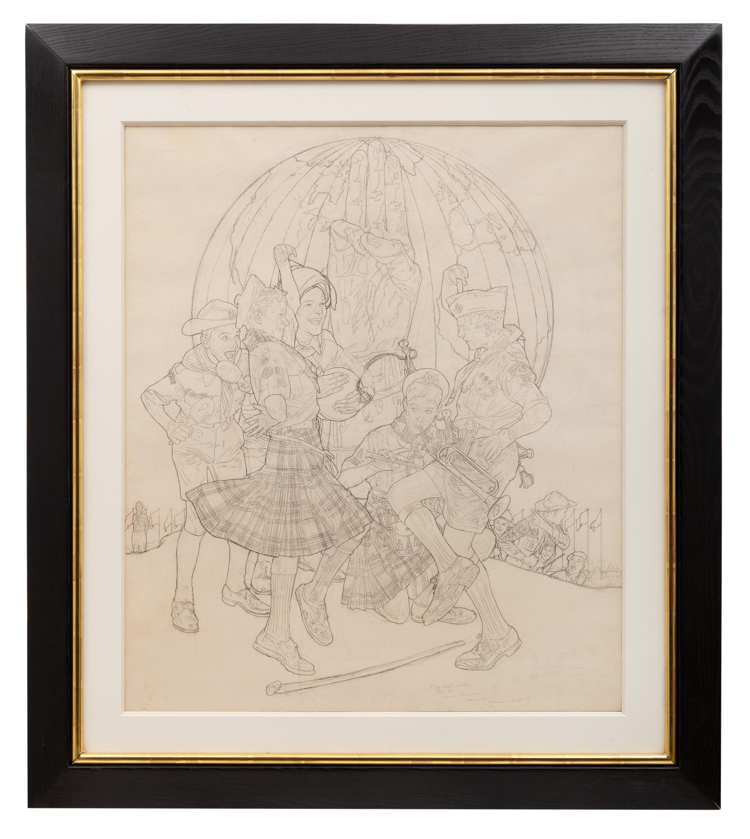 Study for "A Good Sign All Over The World," 1963