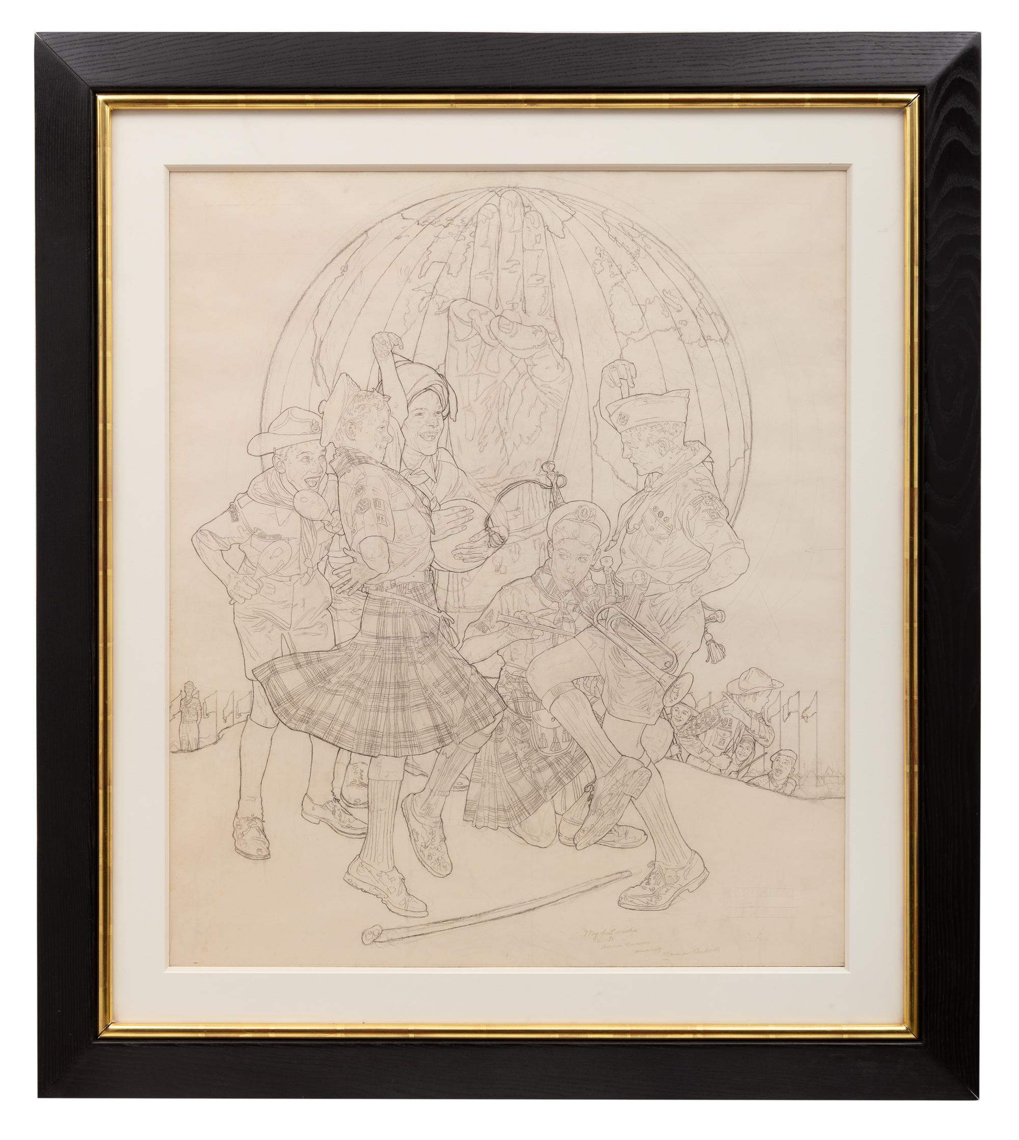 Study for "A Good Sign All Over The World," 1963