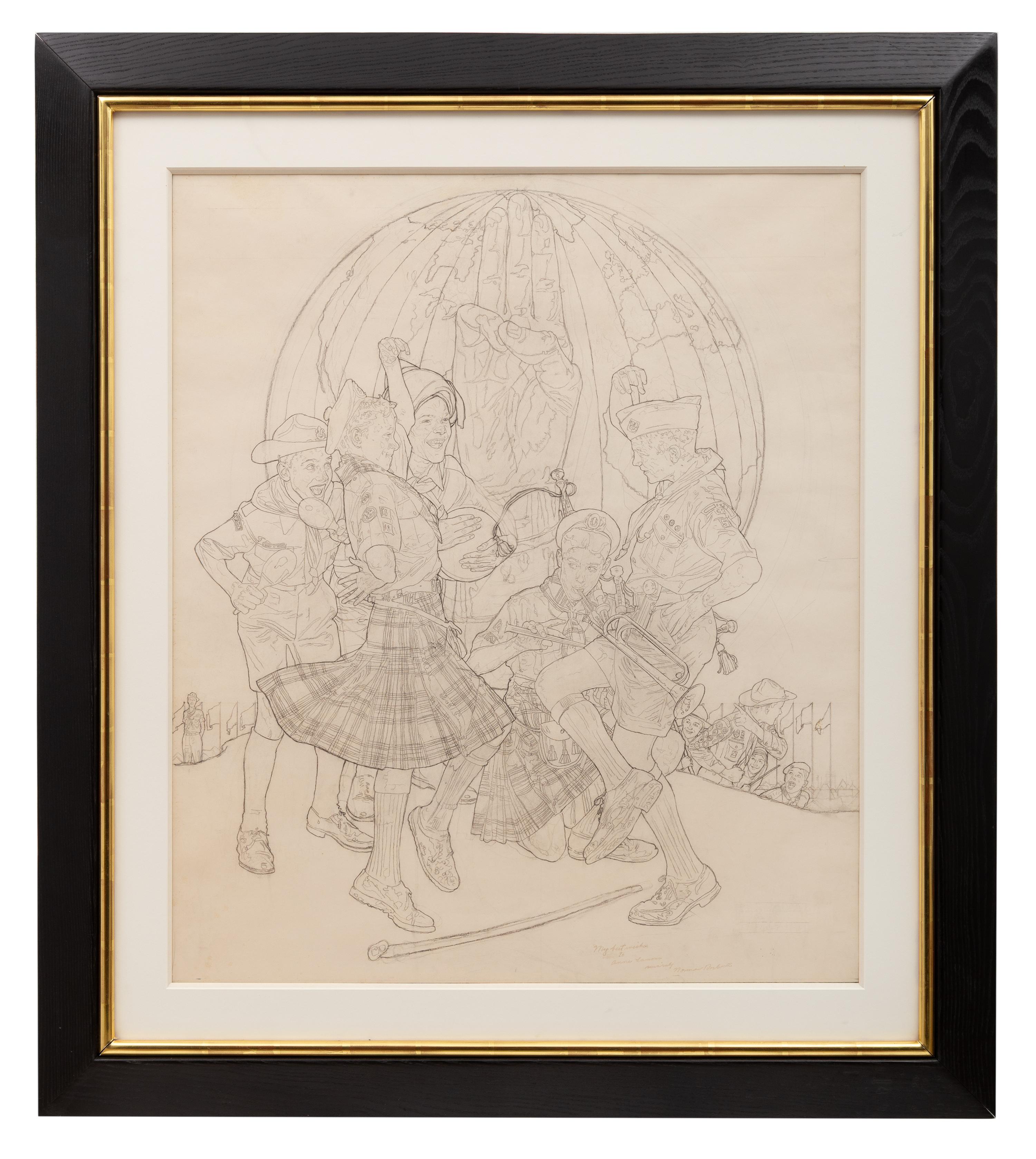 Study for "A Good Sign All Over The World," 1963