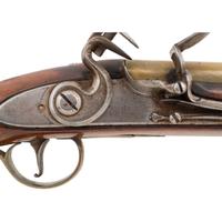 English Brass Barrel Flintlock Coaching Carbine (Blunderbuss) Marked Joiner