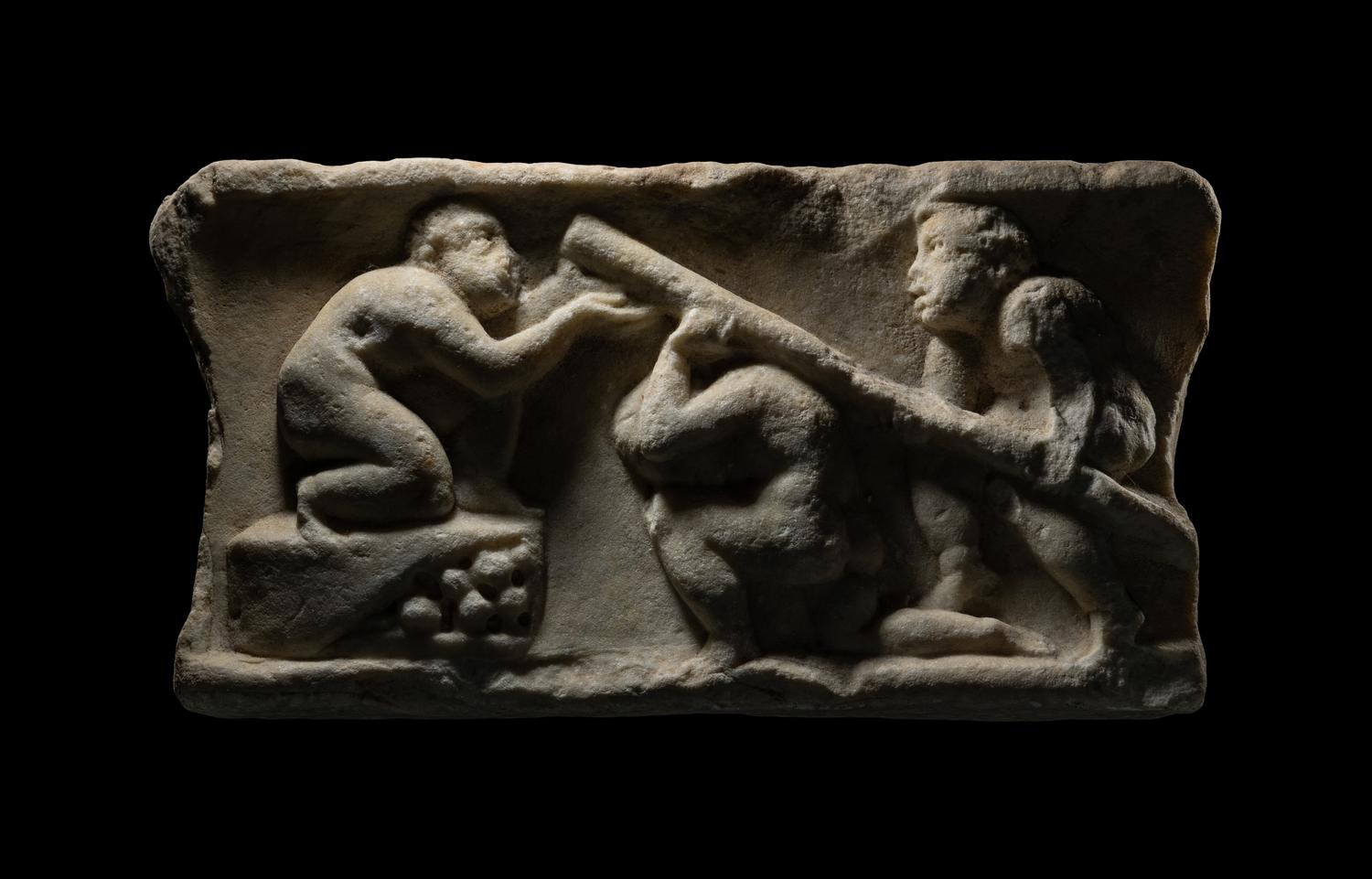 A Roman Marble Relief Fragment