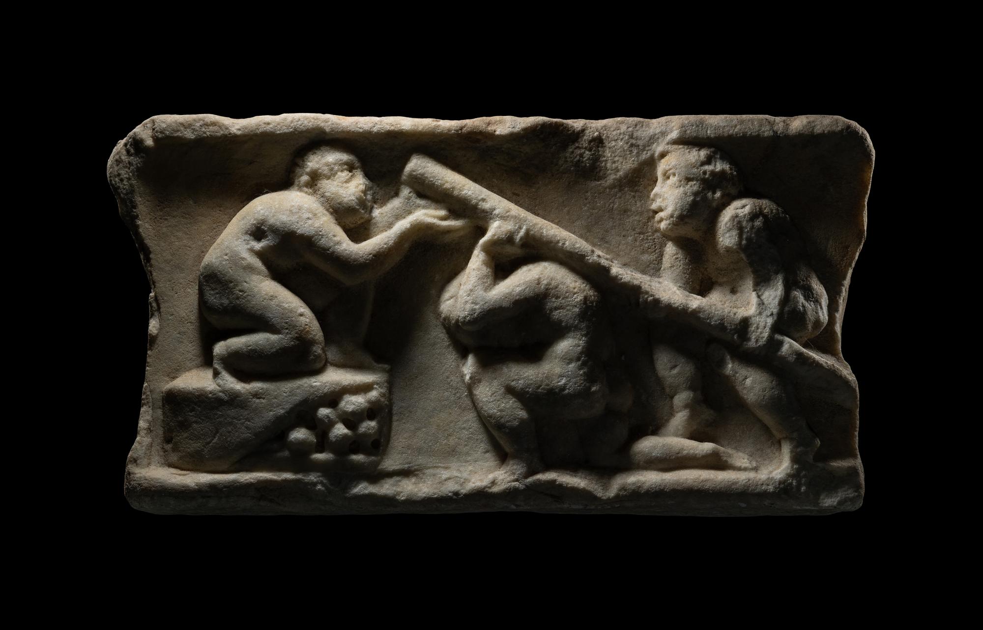 A Roman Marble Relief Fragment